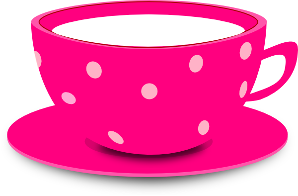 600x394 Tea Cup Pink Clip Art