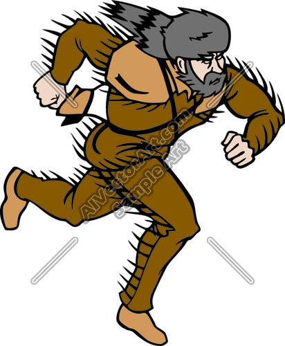 412x500 Frontiersman9 Clipart And Vectorart Sports Mascots