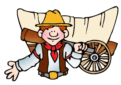 418x294 Wagon Clipart Oregon Trail