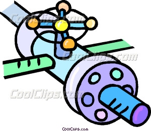 300x261 Natural Gas Pipeline Vector Clip Art
