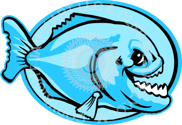 361x247 Piranha Fish In Color Clipart Panda