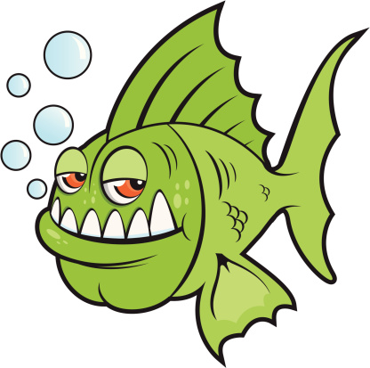 416x413 Piranha Cartoon Clipart Collection