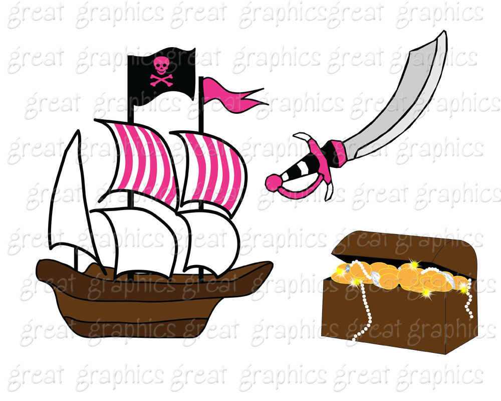 1000x800 Pirate Treasure Black And White Clipart