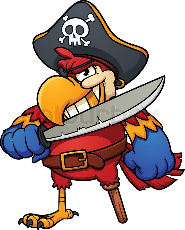 Pirate Parrot Clipart | Free download on ClipArtMag