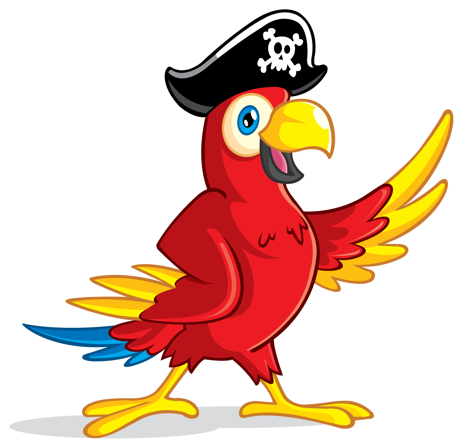 Pirate Parrot Clipart | Free download on ClipArtMag