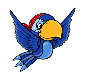 300x283 Pirate Parrot