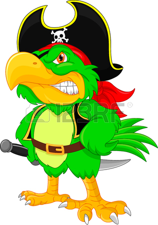 Pirate Parrot Clipart | Free download on ClipArtMag