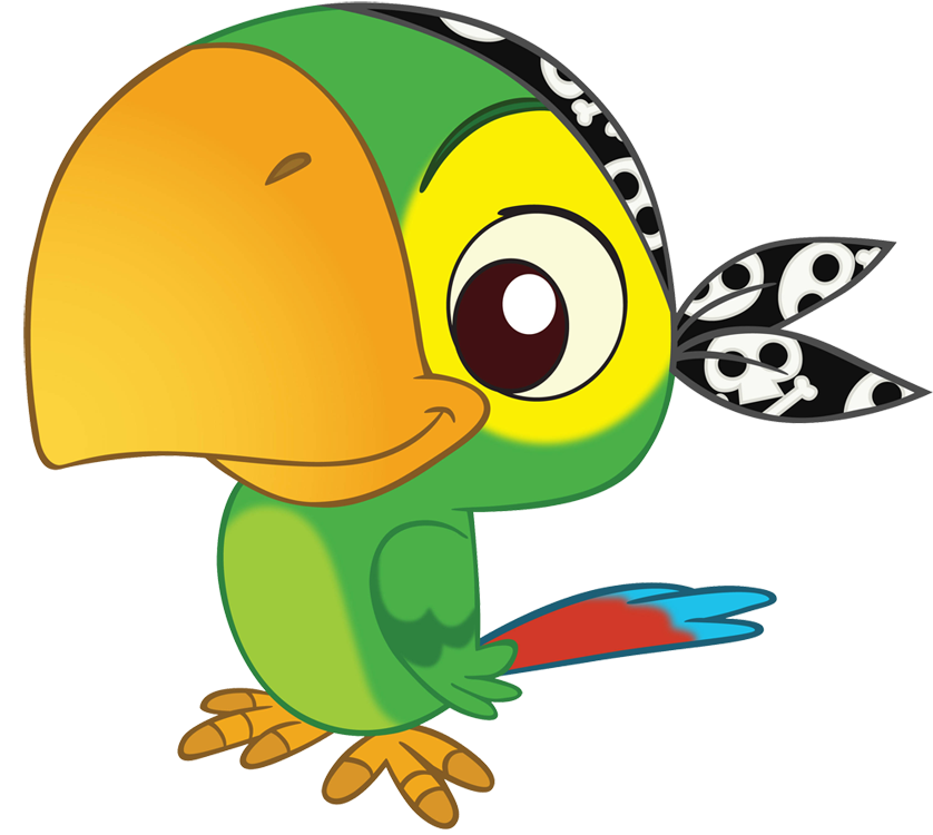 838x750 Pirate Parrot Clipart