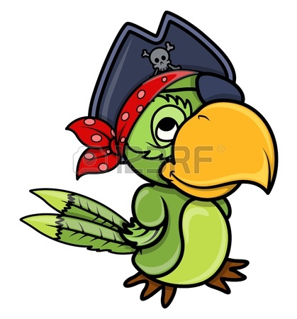419x450 Pirate Parrot Royalty Free Cliparts, Vectors, And Stock