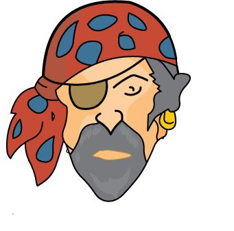 341x336 Pirate Clipart Pirate Face
