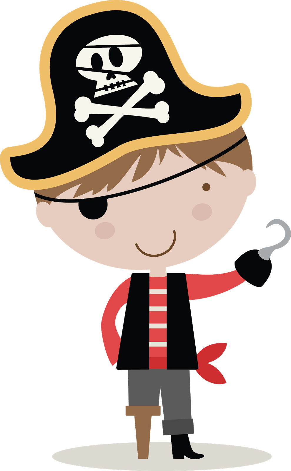 989x1600 Cute Pirate Clipart
