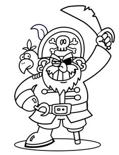 236x306 Pirate Coloring Pages