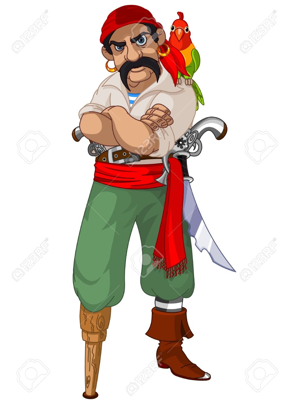 992x1300 Pirate Clipart Santa