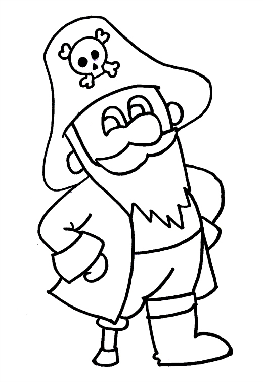 520x754 Pirate Coloring Pages Free Coloring Pages
