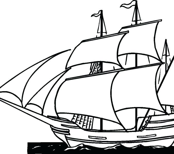 678x600 Pirate Ship Coloring Page Free Printable Ships Pages For Boys Us