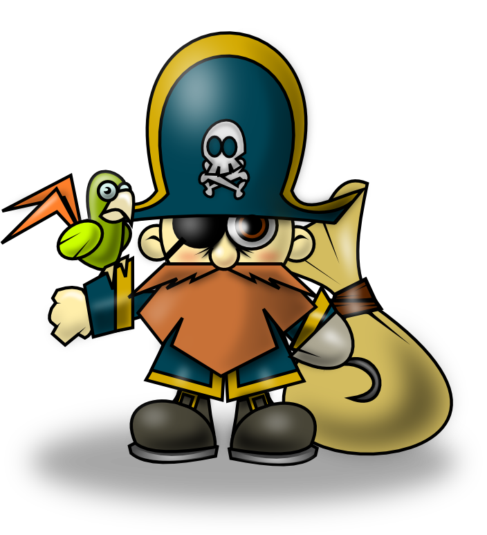 704x773 Cartoon Pirates Clipart