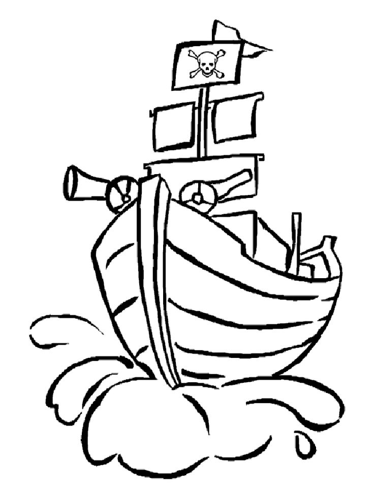 736x981 Pirate Flag Coloring Pages Many Interesting Cliparts