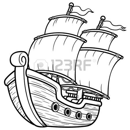 450x450 Pirate Clipart Outline