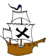 150x179 Pirate Ship Clipart