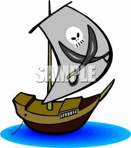 267x300 Pirate Ship Clipart Image