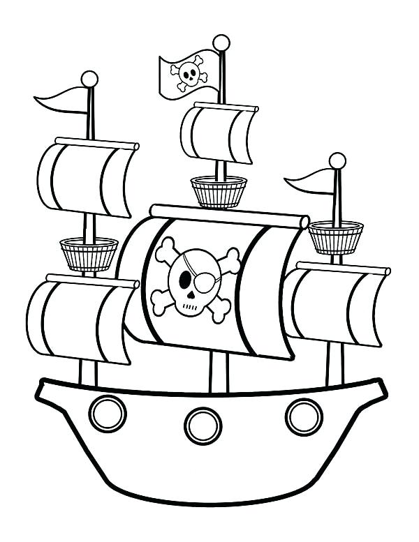 600x777 Pirate Ship Coloring Page Top Excellent Gallery Luxury