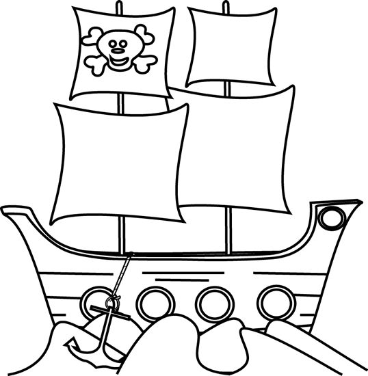 538x550 Pirate Clipart Punch