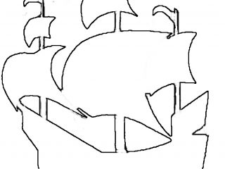 320x240 Draw Pirate Ship Outline New On Style Online