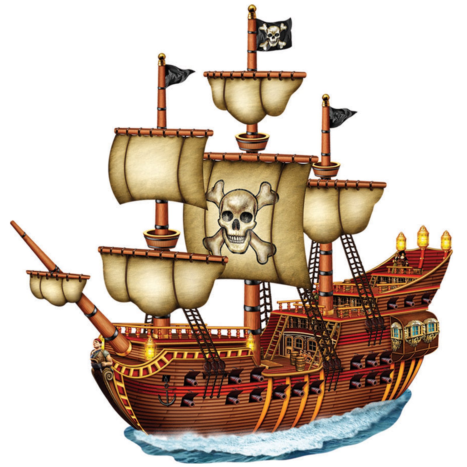 1600x1600 Pirate Ship Clipart