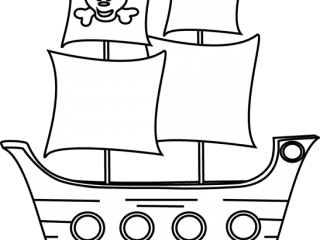 320x240 Print Pirate Ship Outline New On Minimalist Picture Coloring Page
