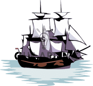 300x277 Old Sailing Ships Clipart Pirate Ship