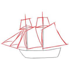 236x236 Pirate Ship Pattern. Use The Printable Outline For Crafts