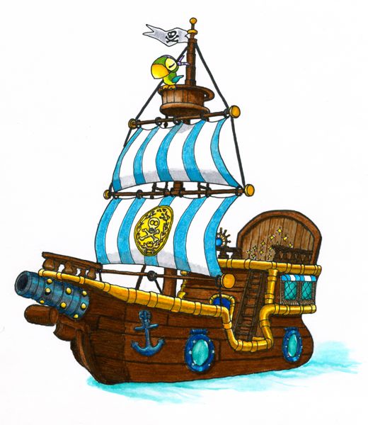 520x600 Sailing Ship Clipart Baby Pirate