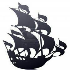 224x225 Pirate Ship Silhouette
