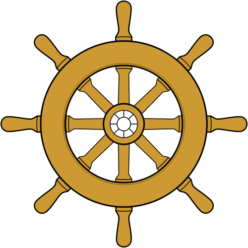 500x500 Pirate Ship Wheel Clipart