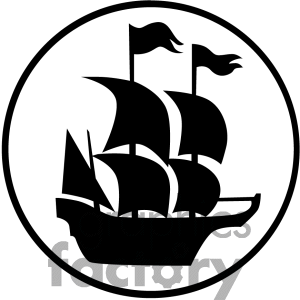 300x300 Pirate Ship Silhouette Clipart Collection