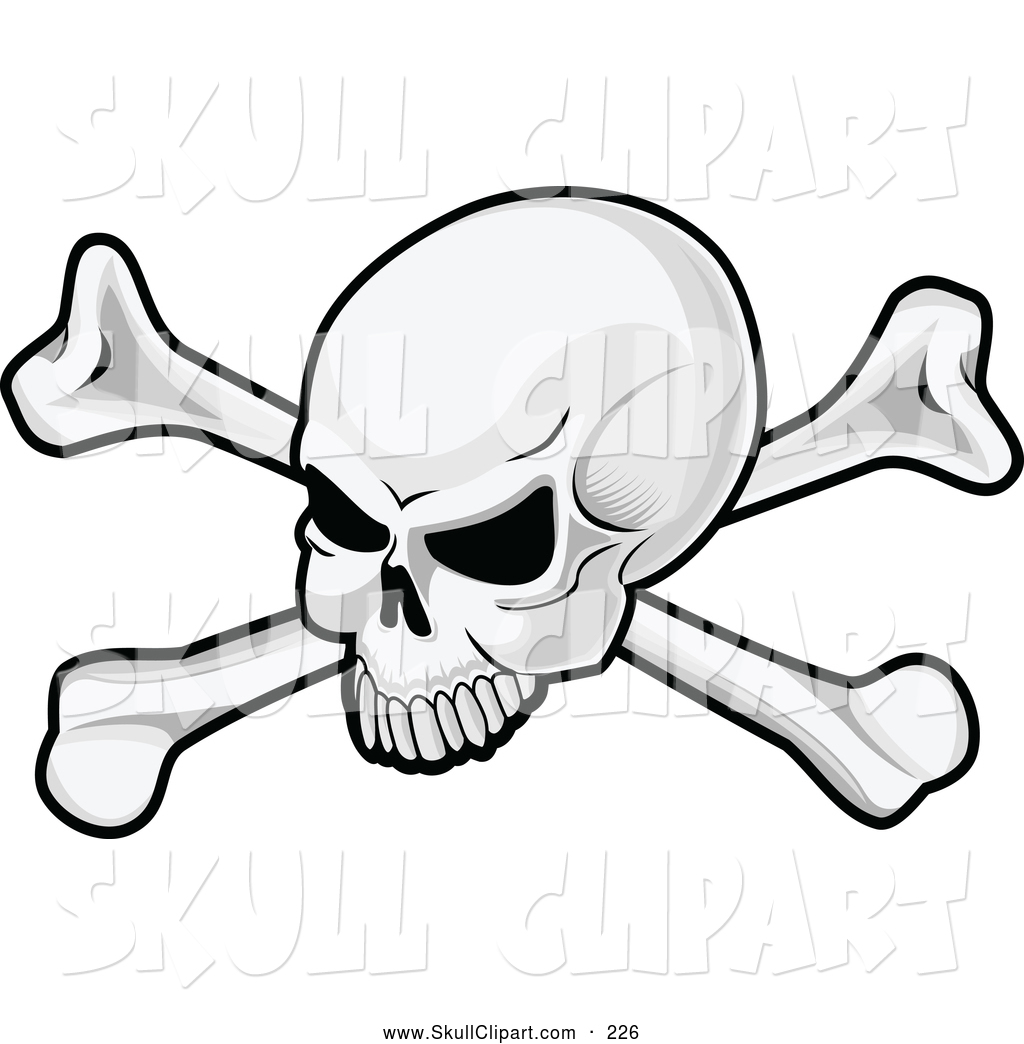 1024x1044 Vector Clip Art Of A Skull And Crossbones Pirate Flag Logo By