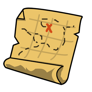 298x297 Treasure Clipart Treasure Map