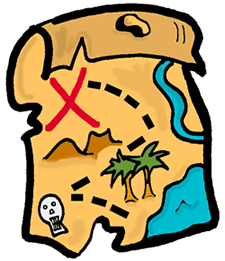 Pirate Treasure Map Clipart | Free download on ClipArtMag