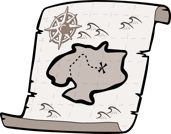 600x468 Treasure Map Clip Art