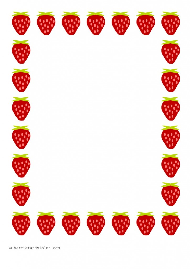 724x1024 Pirate Border Paper A4 Plain