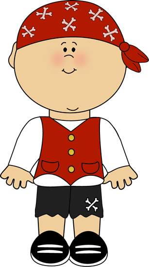 307x550 Pirate Boy Clip Art