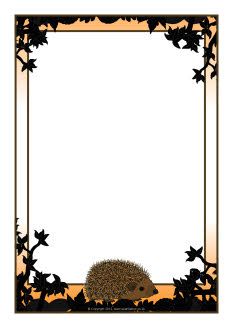 232x327 Reptiles Themed A4 Page Borders (Sb6342)