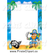 164x175 Royalty Free Border Stock Pirate Designs