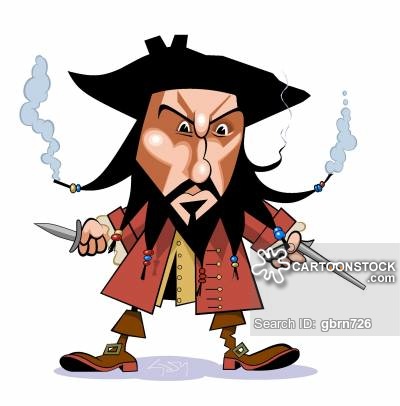 400x406 Pirate Captains Cartoons And Comics