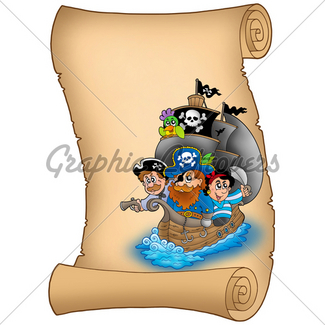 325x325 Ship With Various Cartoon Pirates Gl Stock Images