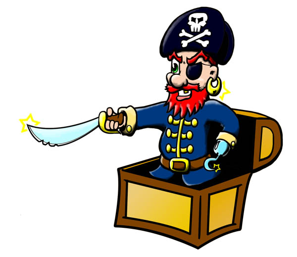 600x519 Pirate Clipart Cartoon Pirate