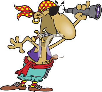 350x317 Royalty Free Pirate Clip Art, People Clipart