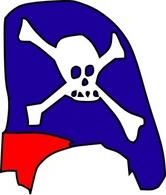 166x195 Purple Colored Pirate Emoticon Free Vectors