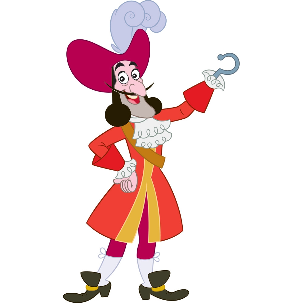 1000x1000 Jake And The Never Land Pirates Captain Hook Giant Wall Sticker