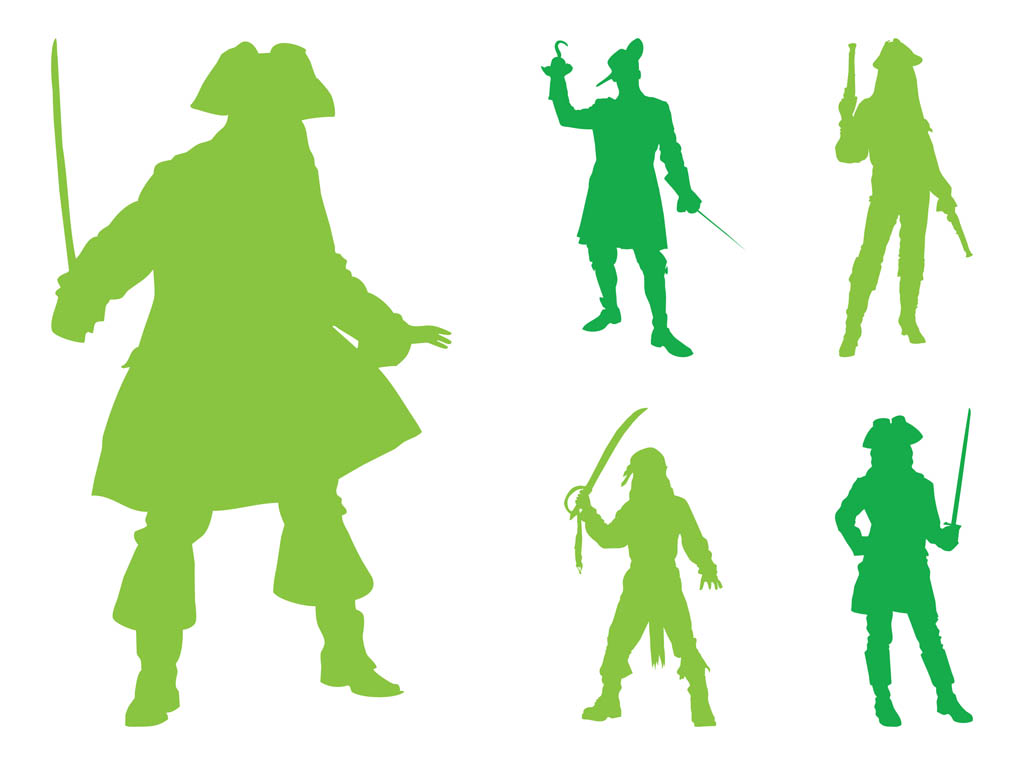 1024x765 Pirate Silhouettes Graphics Vector Art Amp Graphics